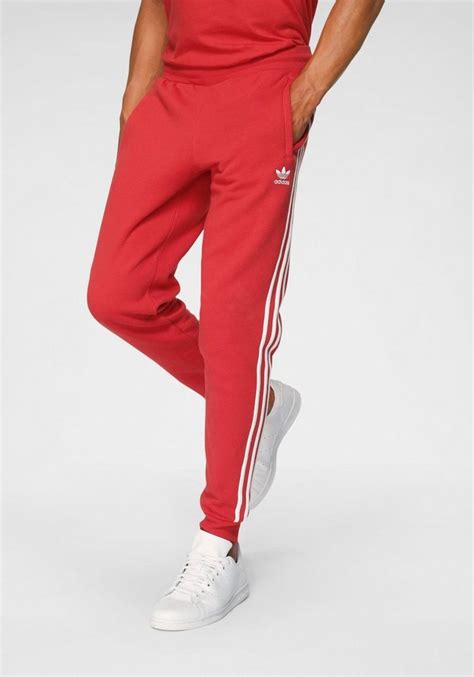 adidas jogginghose weiß rot|adidas sport jogginghose.